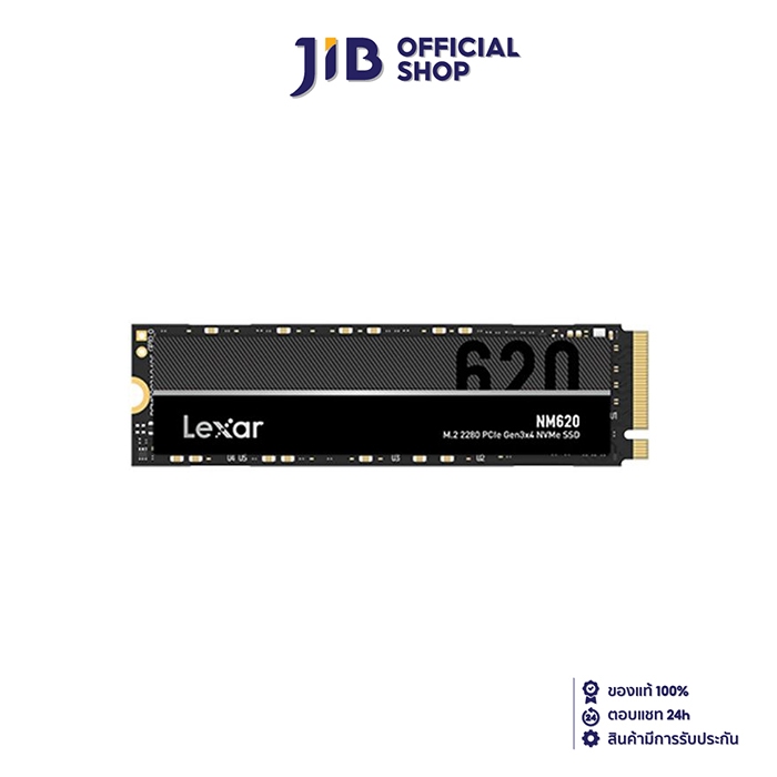 256 GB SSD (เอสเอสดี) LEXAR NM620 - PCIe 3x4 NVMe M.2 2280 (LNM620X256G-RNNNG)