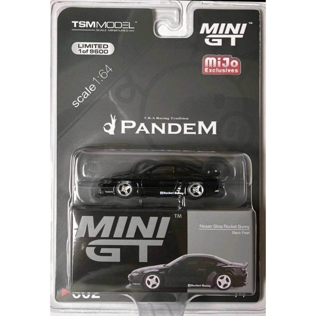 MINI GT # N0.602 #S15 Silvia Rocket Bunny Black Perl # 1/64 #Limited #Mijo