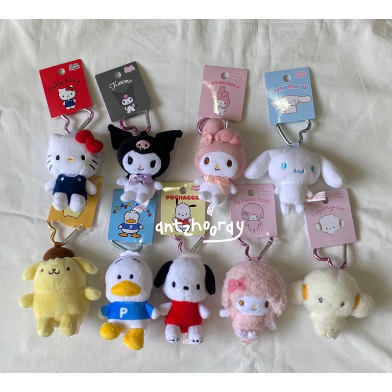 พร้อมส่ง SANRIO HEART KEYRING พวงกุญแจซานริโอ้