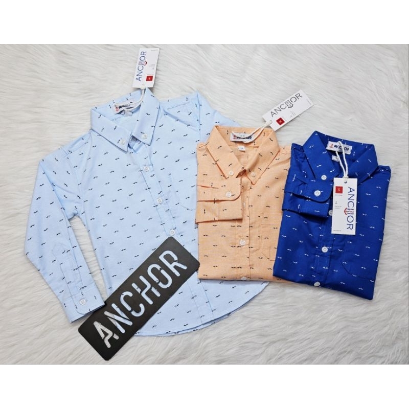 เสื้อเชิ้ตเเขนยาว**ลายหนวด1-12ขวบลายนี้เต็ม10ไม่หักค้าบ