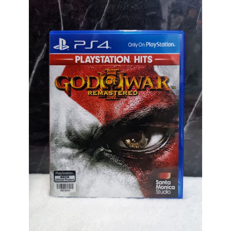 แผ่นเกมส์ God of war 3 remaster ps4