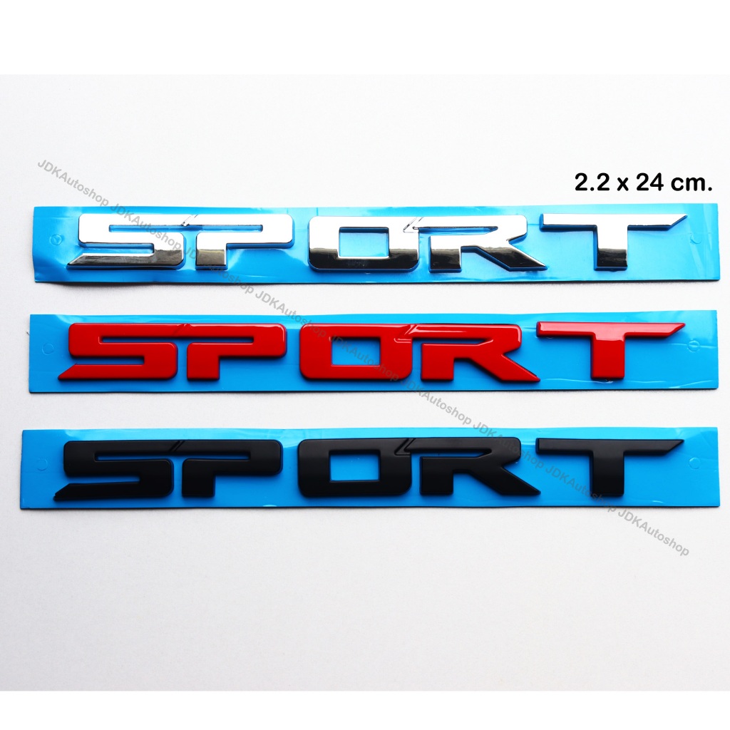 โลโก้ SPORT สปอร์ต 4X4 ติดฝากระบะท้าย สำหรับ Next Gen RANGER SPORT 4X4 2022 2023 2024 เน็กซ์ เจเนอเรชั่น เรนเจอร์ สปอร์ต
