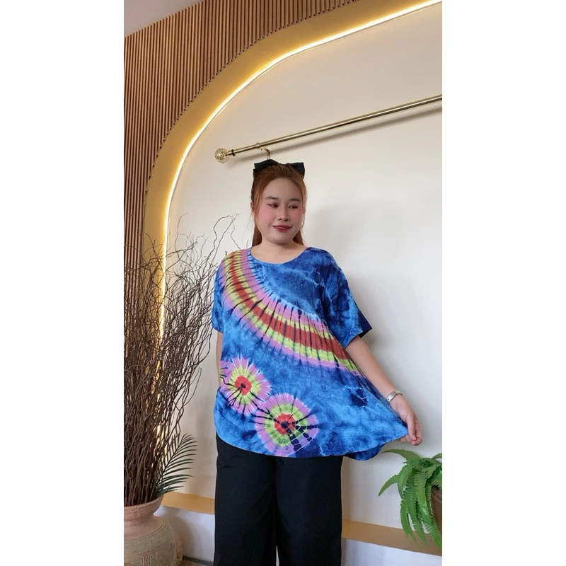 เสื้อสปันมัดย้อม อก48 thumbnail 9