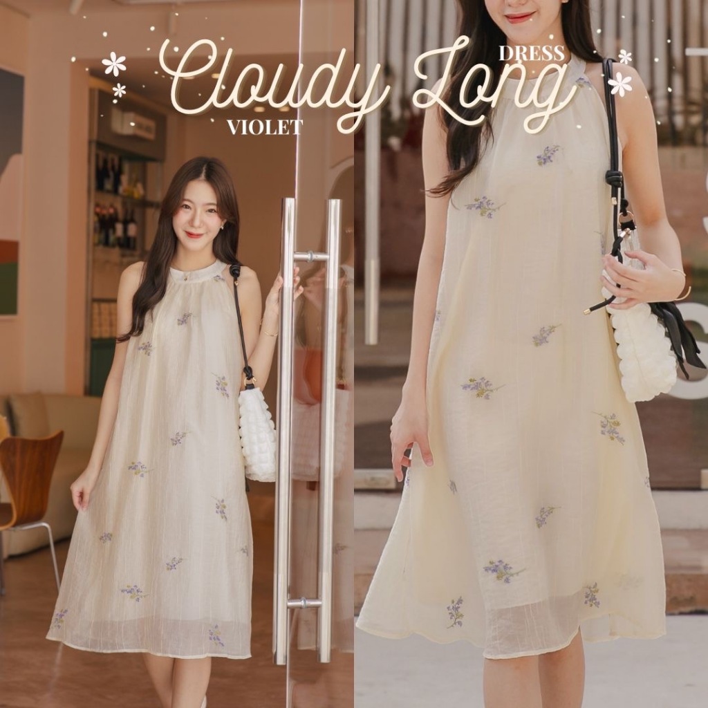 DR0397 LABELLE รุ่น Cloudy Long Dress