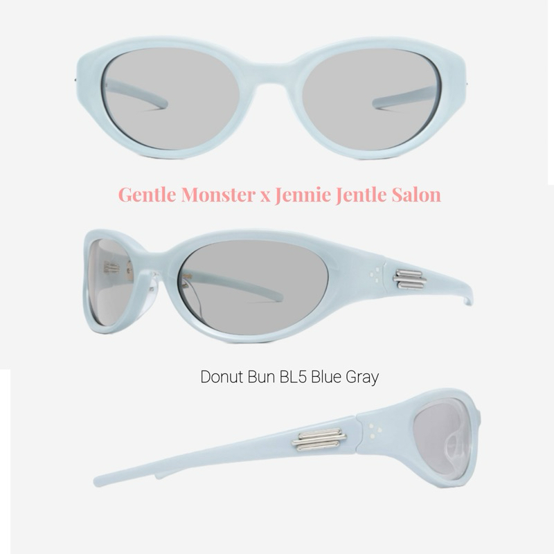 Gentle Monster x Jennie Jentle Salon Donut Bun BL5 Blue Gray  (แท้ 100% จากเกาหลี)