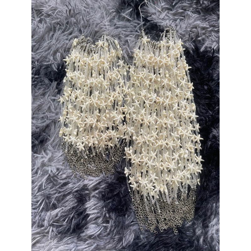 ข้อมือเท้าลูกปัดขั้นหินรูปปลาดาวราคา1โหลหรือ12ชิ้น