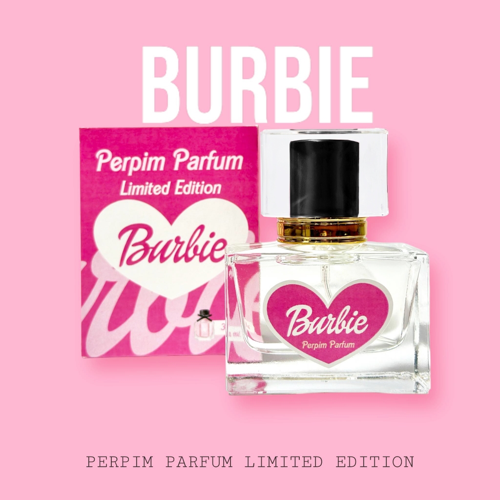 น้ำหอม Burbie PerPim Parfum 30 ml. กลิ่นหอมหวานน่ารักสุดๆ! รุ่นใหม่ฝาสีดำ