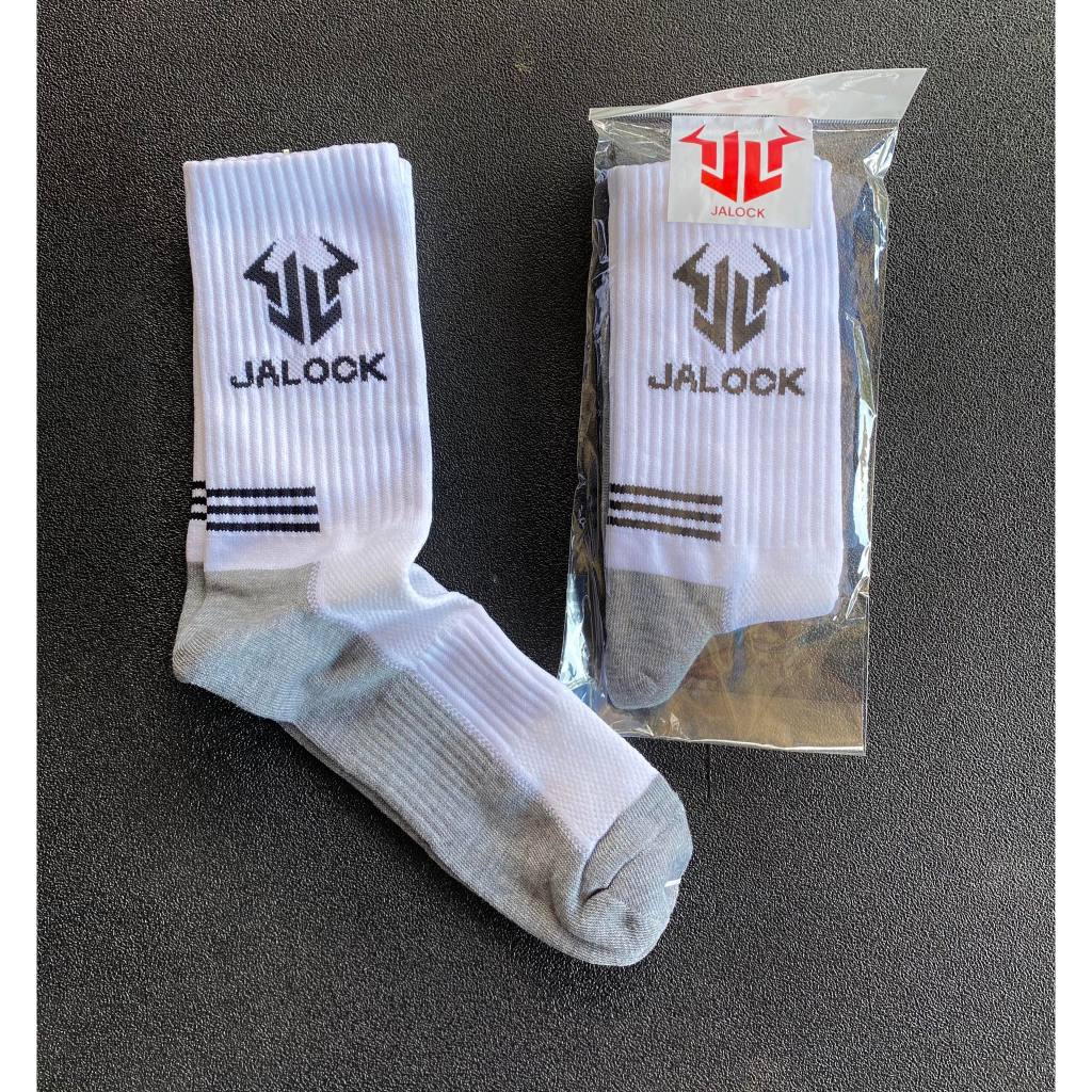 ถุงเท้ากีฬา ถุงเท้า Jalock แบบครึ่งน่อง ความยาวฟรีไซต์ เกรดผ้าคุณภาพดี สินค้าพร้อมส่ง ออกใบกำกับภาษี