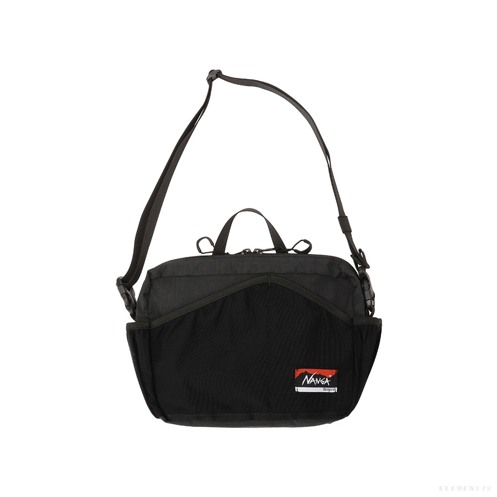 NANGA กระเป๋าสะพายข้าง รุ่น NANGA×TEMPRA HINOC SHOULDER BAG (BLACK) #F