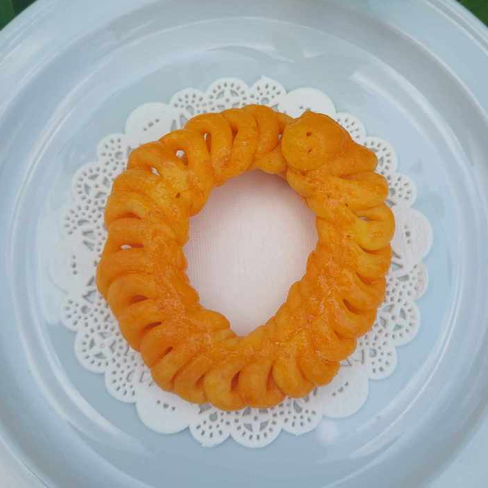 อัลมาตี (Imarti)ขนมหวานอินเดีย สูตรต้นตำหรับอินเดียแท้ นิยมถวายพระแม่ลักษมี ตัวขนมมีลักษณะคล้ายกำไล