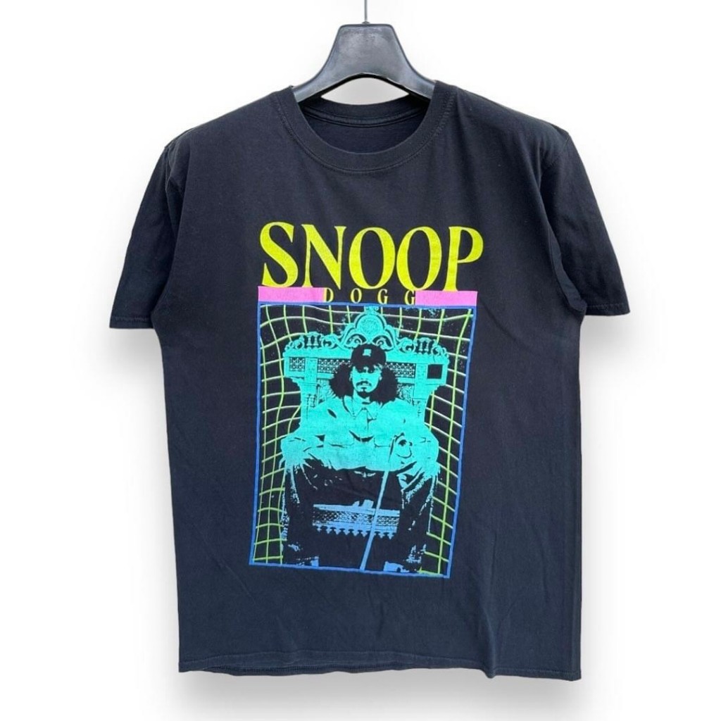 Snoop Dogg เสื้อยืดลายนักร้อง (สภาพดี)