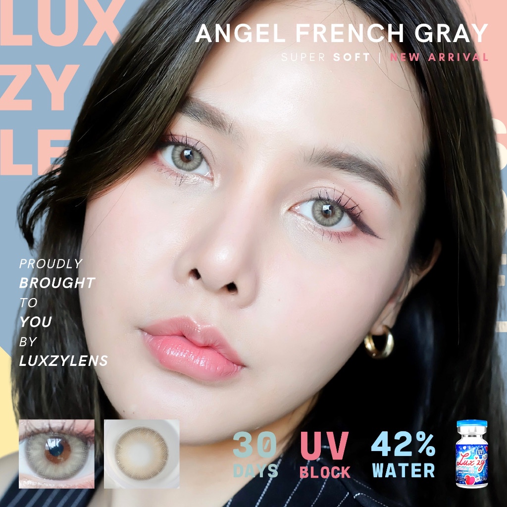 ❤️ Luxzy : Angel French 💎 สายตาปกติ -6.50 ขนาดกลาง Size M - รูปที่ 6
