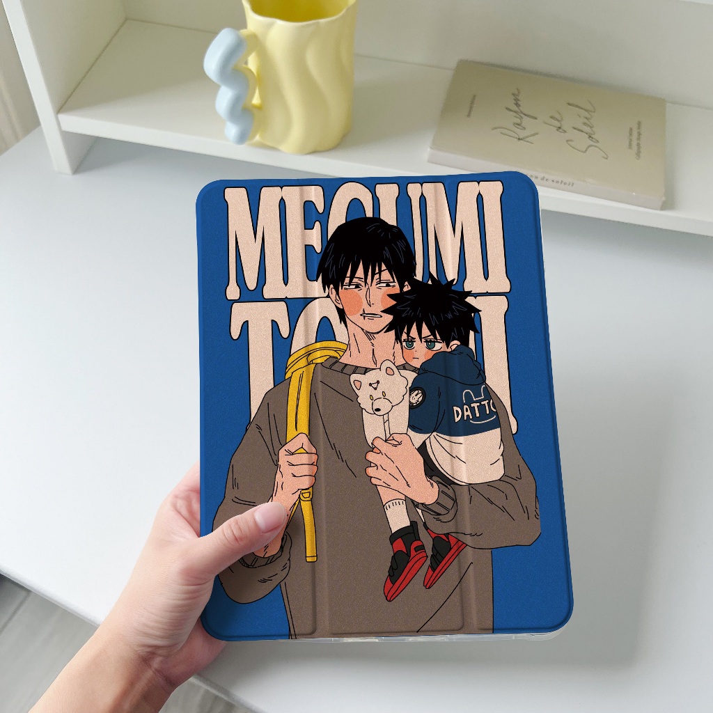 จัดส่งทันที case iPad การ์ตูน Pro11 2024 Air6 Gen9 Air4/5 Pro11 2020 Gen10 พร้อมถาดใส่ปากกา mini7