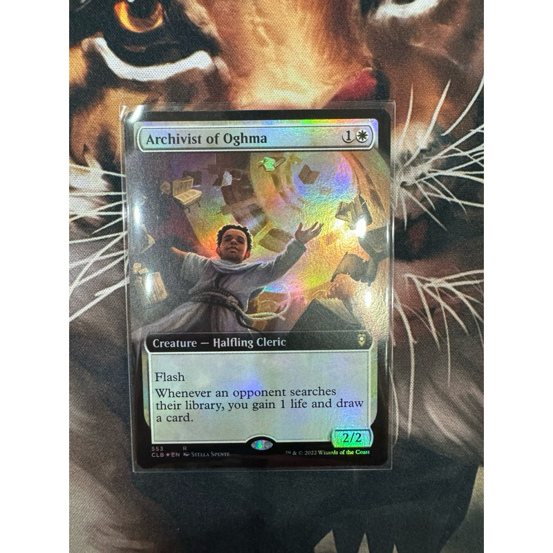 MTG Commander Legends: Battle for Baldur's Gate Variants Foil: Archivist of Oghma (Extended Art)