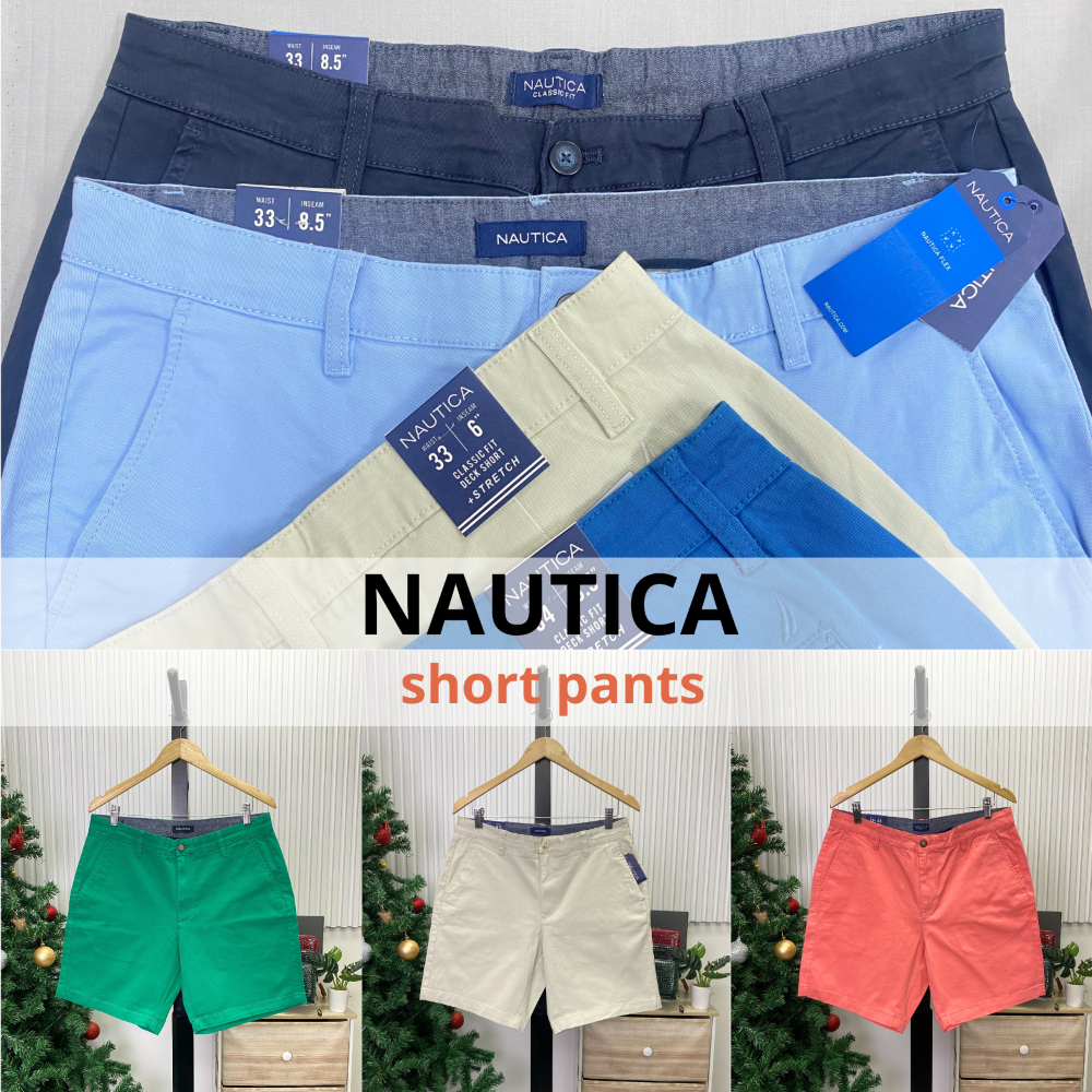 กางเกงขาสั้น Nautica (นูติก้า) สินค้าแบรนด์แท้นำเข้า (พร้อมส่ง) รหัส SP1-9