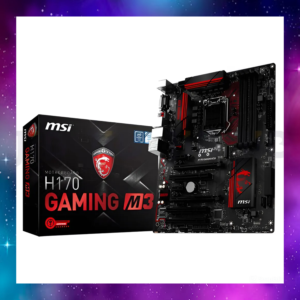 MAINBOARD (เมนบอร์ด) 1151 MSI H170 GAMING M3 SOCKET1151 GEN6-7 ใช้งานปกติ