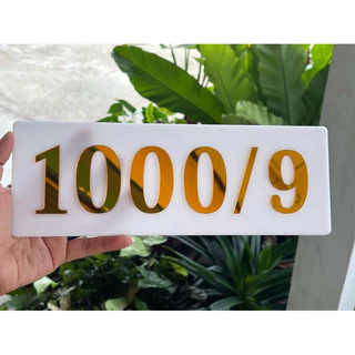 🌈พร้อมส่ง❗️ป้ายบ้านเลขที่ ป้ายอะคริลิค เลขนูน ขนาด 10*25cm. (แจ้งบ้านเลขที่ทางแชท)🔥 #ป้ายเลขที่บ้าน