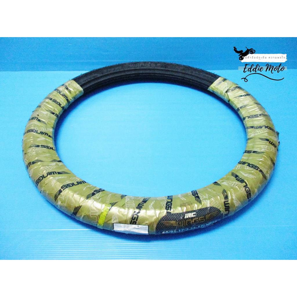 "IRC" WINGS TIRE RUBBER size 60/95-17 (2.25-17) NR77 Fit For MOTORCYCLE // ยางนอกรถมอเตอร์ไซค์