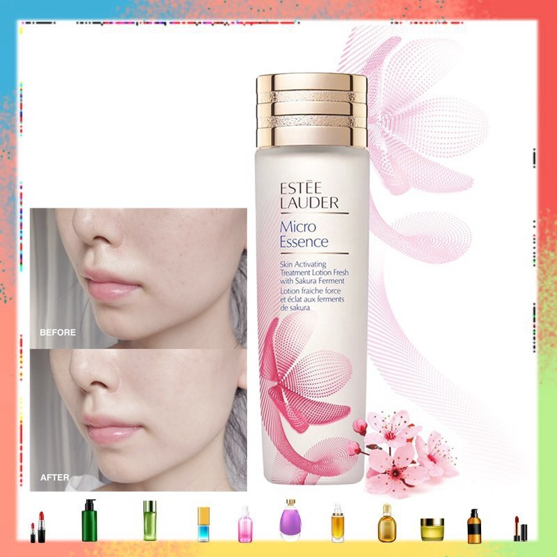 แท้&พร้อมส่ง Estee Lauder Micro Essence Skin Activating Treatment Lotion 200ml Fresh with Sakura Ferment