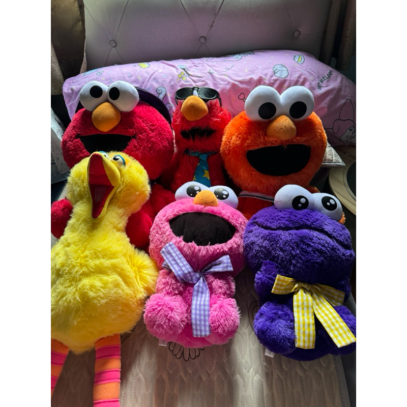 ตุ๊กตา sesame street ตุ๊กตาเอลโม่ ตุ๊กตาบิ๊กเบิร์ด