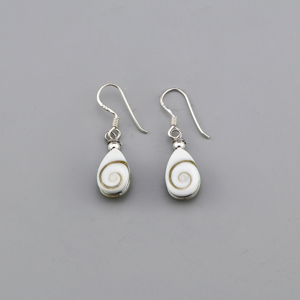 [พร้อมส่ง] Teardrop earrings ball bead shiva eye silver ต่างหูเงินแท้ 925 ต่างหูห้อยชีวาอาย ใส่แล้วไ