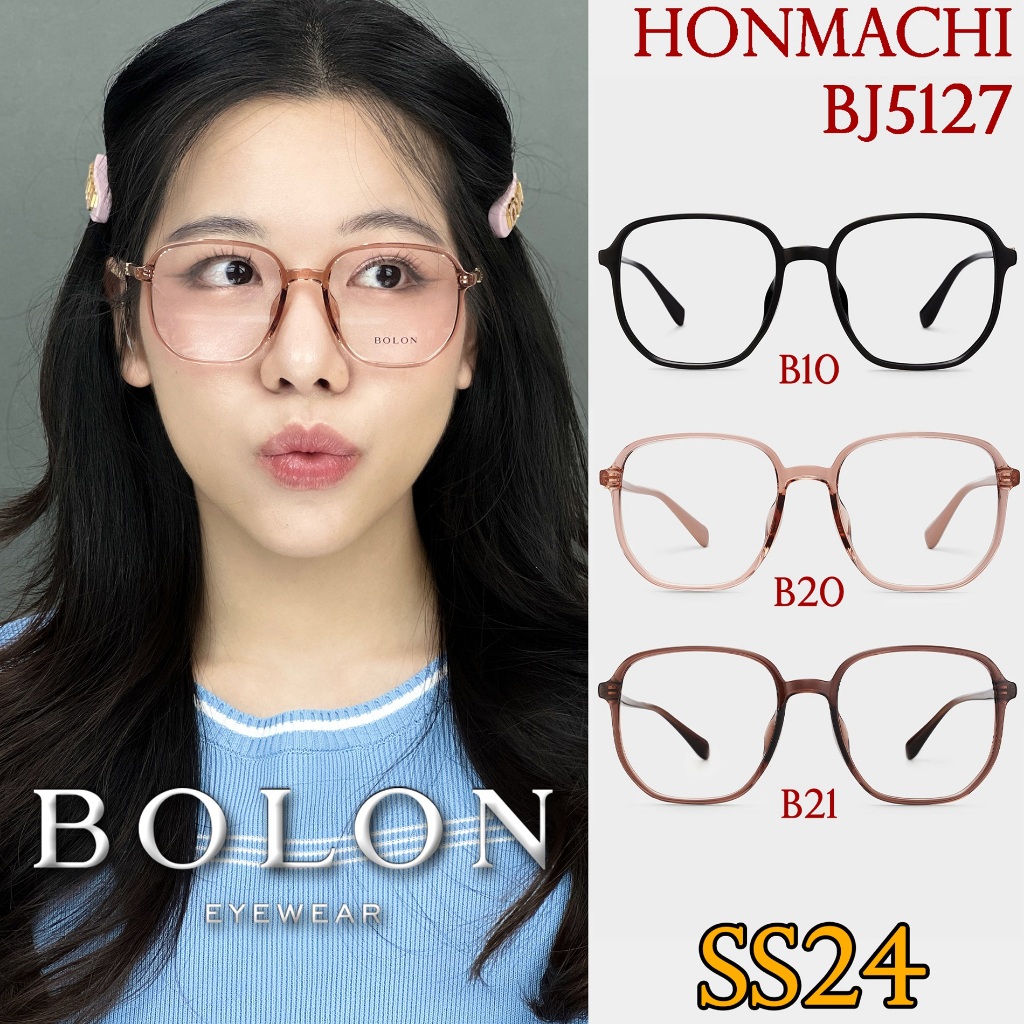 SS24 BOLON กรอบแว่นสายตา รุ่น BJ5127 B10 B20 B21 [ฺTR/Acetate] แว่นของญาญ่า แว่นของเจเจ โบลอน แว่นตา