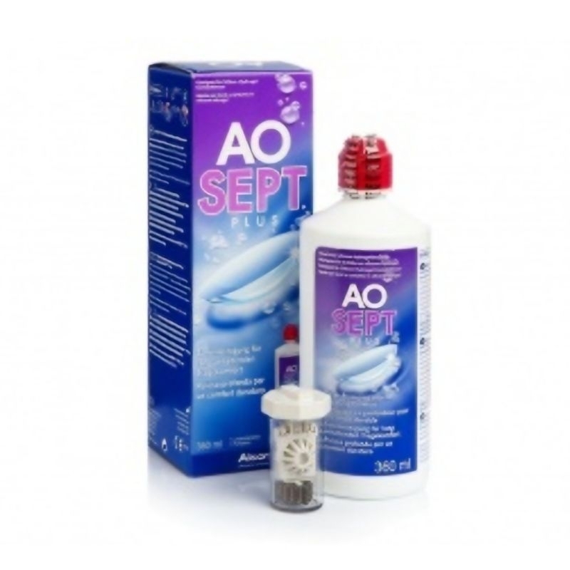Aosept Plus Alcon น้ำยาทำความสะอาดคอนแทคเลนส์ 360ml