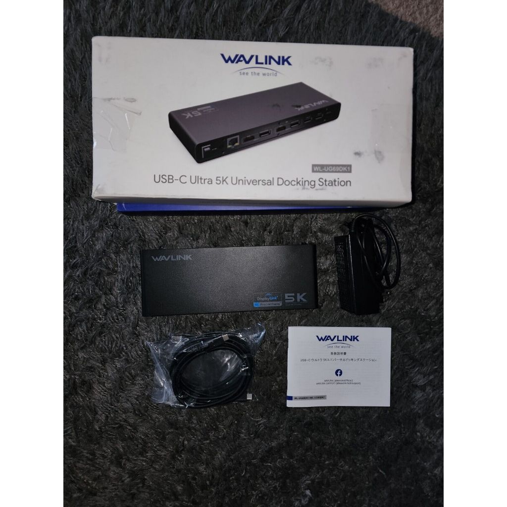 Wavlink WL-UG69DK1 USB-C Dual 4K Docking Station