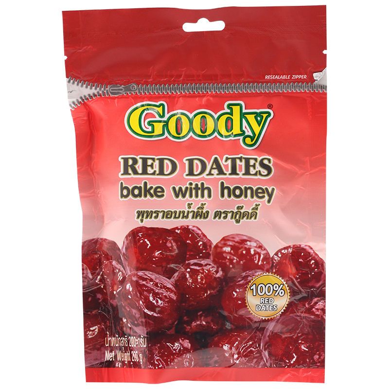 พุทราอบน้ำผึ้ง ตรากู๊ดดี้ ขนาด 200 g