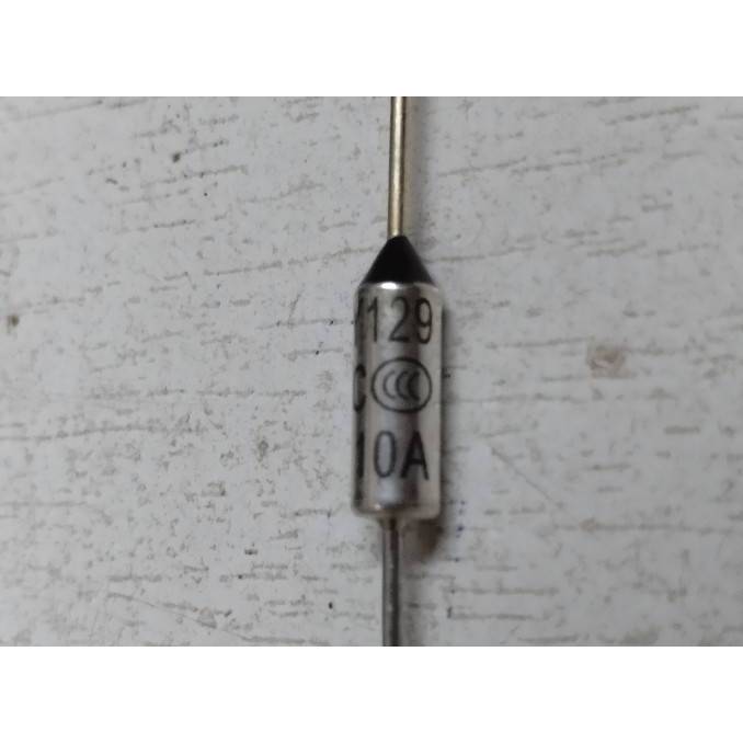 0001263 เทอร์โมฟิวส์ 129 องศา 10 A 250 V เเบบสายพร้อมใช้งาน