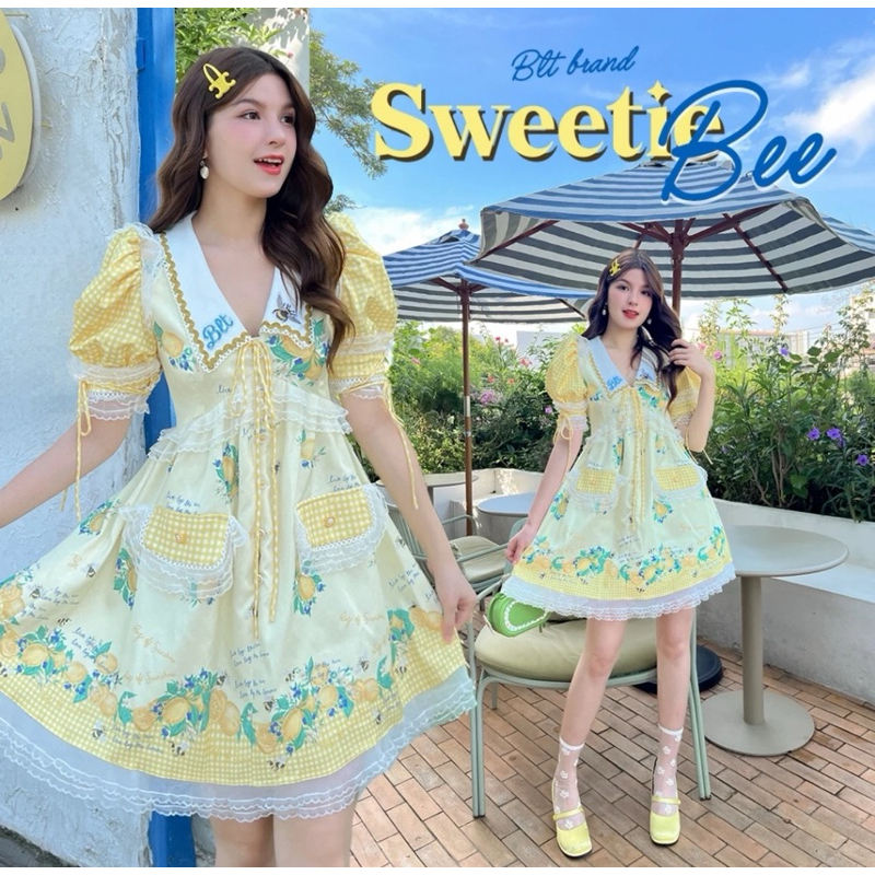 BLT BLAND เดรสสั้นน้องเลม่อน มือสอง งานตามหา