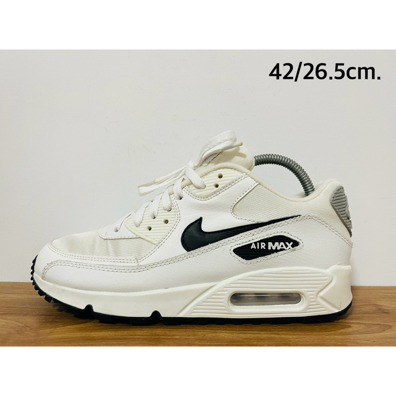 รองเท้ามือสอง Nike air max 90 white silver
