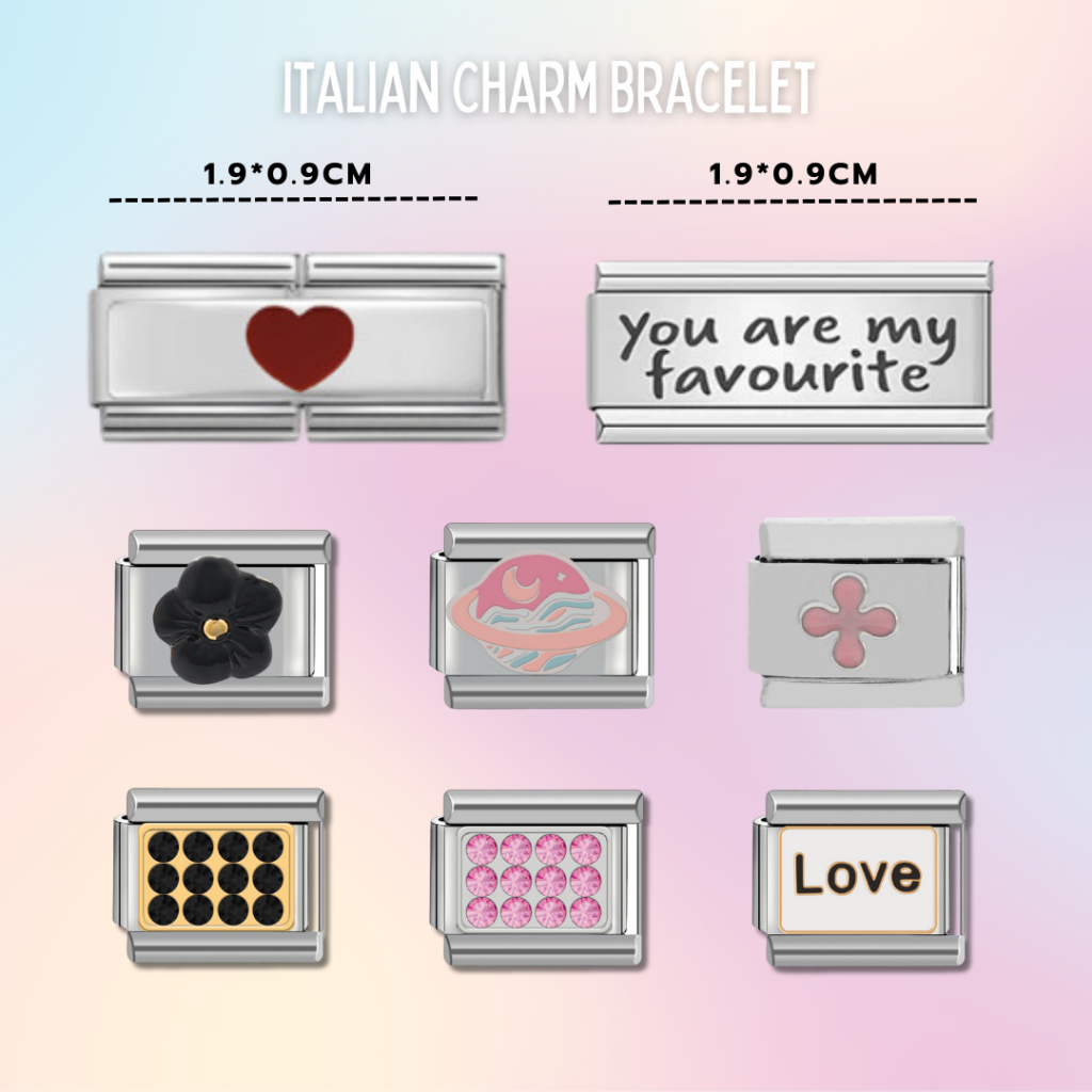 yourcharm italian charm bracelet อิตาเลี่ยนชาร์ม สร้อยข้อมือเลือกลายเองได้