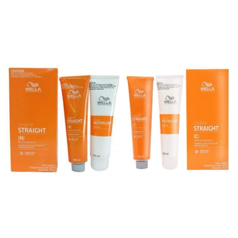 Wella professionals creatine straight น้ำยายืดผมเวลล่า โปรเฟสชั่นแนลส์ ยืดเวลล่า