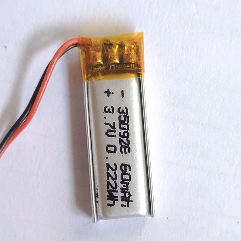 3.7v 60mah  350926 Li-Po li ionแบตเตอรี่ สำหรับMp3 MP4  กล้องติดรถยนต์
