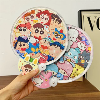 พร้อมส่ง🌈พัดพกพก SHINCHAN ชินจัง พัดพับได้ บังแดด กันยูวี UV พัดสปริง มีซองเก็บ ลายน่ารัก 80003