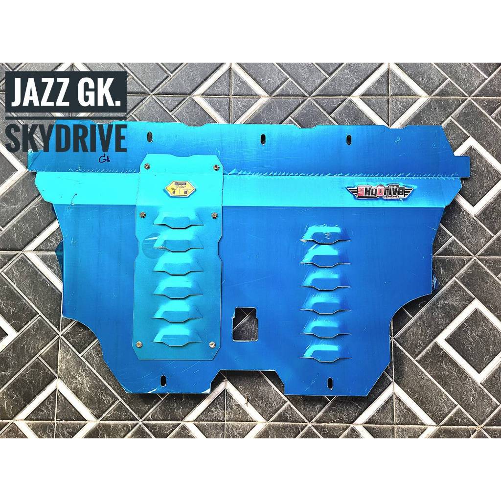 แผ่นใต้เครื่อง อลูมิเนียม Sky Drive ตรง Jazz GK ปี2014+ <แถมฟรี>ที่ขันน็อตรีเวท underguad