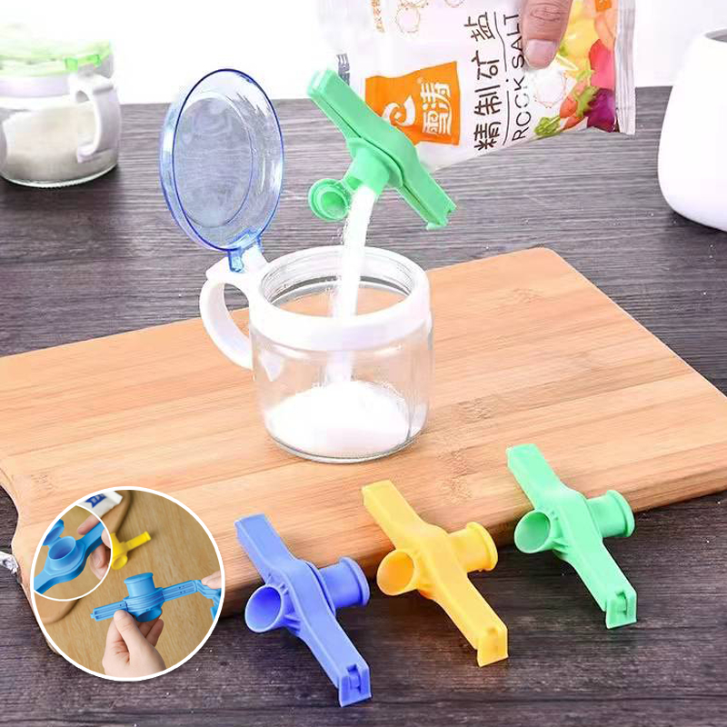 #TH106 ที่หนีบปากถุง มีฝาปิด-เปิดใช้งานสะดวก ตัวซีลล็อคปิดสนิท