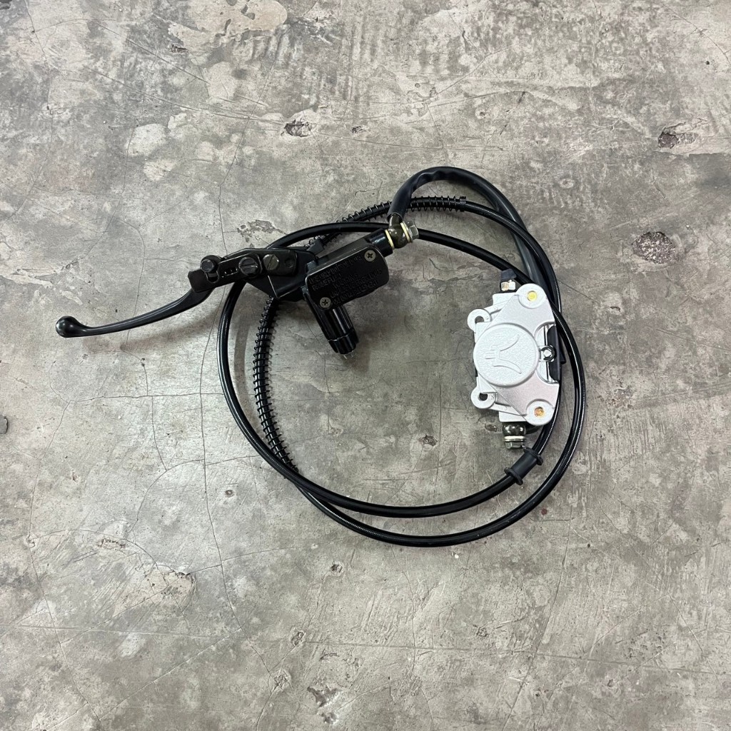 เบรคมือรถATV รถโกคร์าท บักกี้ รถดัดเเปลง เบรคหลังพร้อมเเม่ปั้มเบรคคาลิปเปอร์ ชุดเบรคหลังด้านซ้าย พร้