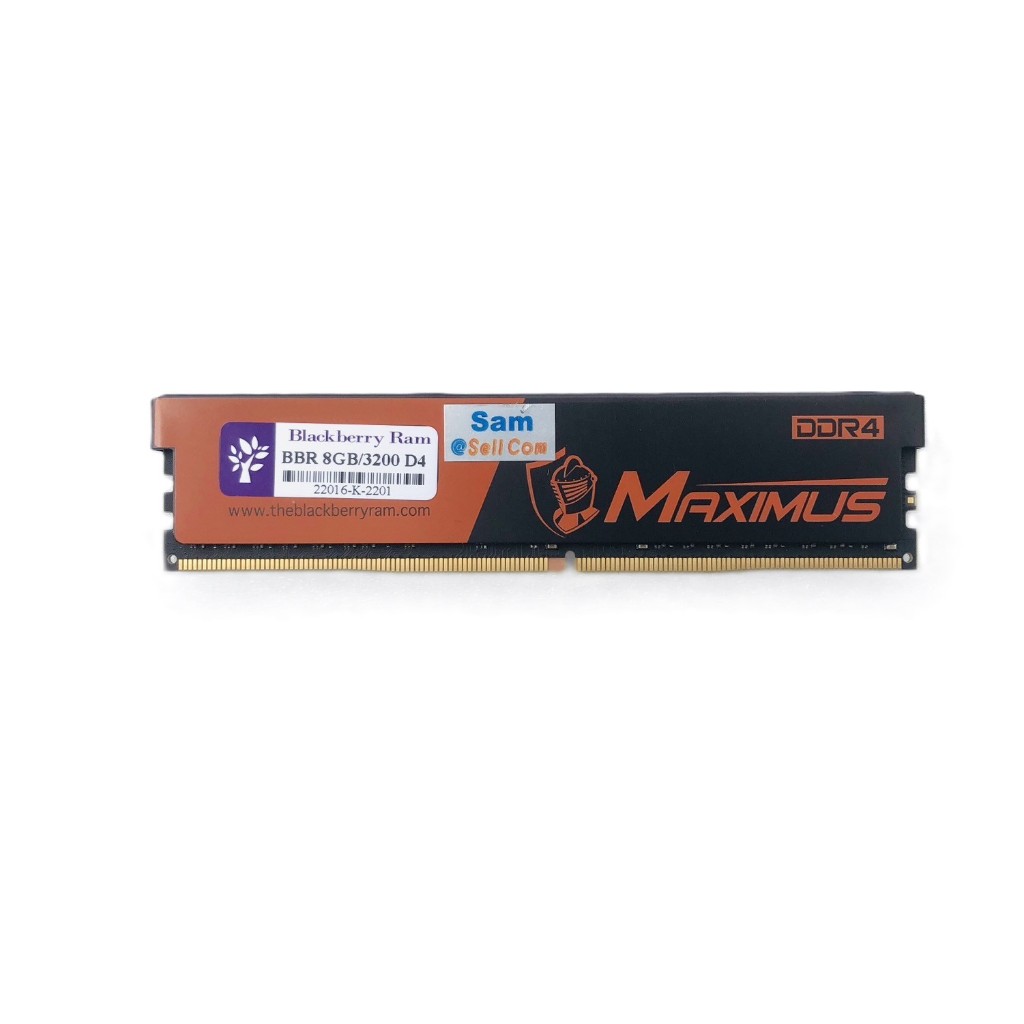 RAM (หน่วยความจำ) BLACKBERRY MAXIMUS DDR4 8GB 3200MHZ มือสอง
