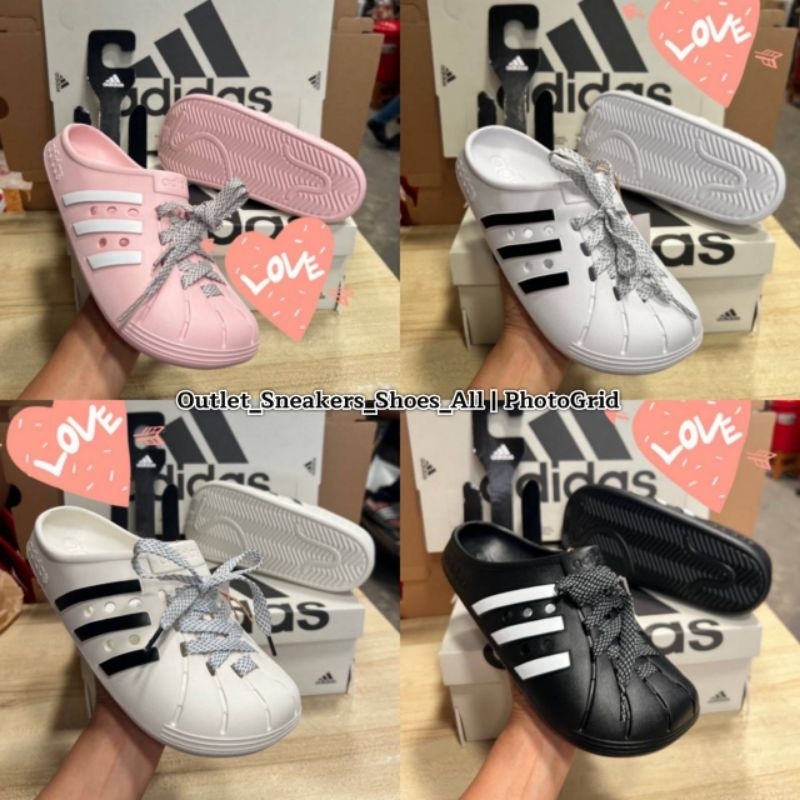 รองเท้าแตะ Adilette Clogs Women ผู้หญิง [ ของแท้ พร้อมส่ง ]