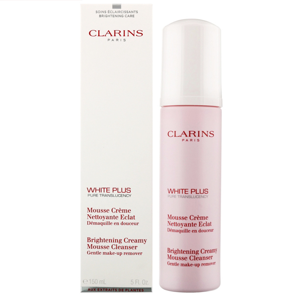 วิปโฟมล้างหน้า Clarins White Plus Pure Translucency Brightening Creamy Mousse Cleanser 150ml