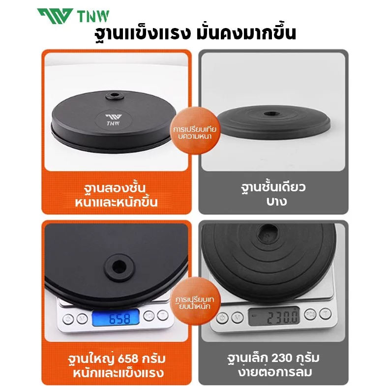 TNW ไฟไลฟ์สด LED+ขาตั้งถ่ายมุมสูง ขาตั้งถ่าย ปรับได้360°ทิศทาง ไฟไลฟ์ ไฟแต่งหน้า ไฟสตูดิโอ ขาตั้งกล้องมือถือ thumbnail 7