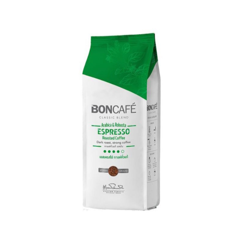 Boncafe บอนกาแฟ เอสเพรสโซ่ กาแฟแท้คั่ว ชนิดบด 250กรัม