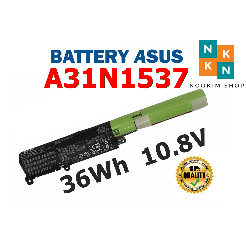 ASUS แบตเตอรี่ A31N1537 ของแท้ (สำหรับ K441UA X441U X441SA X441SC X441UA X441UA K441U X441NC X441N ) ASUS Battery อัสซุส