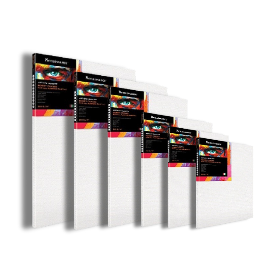 เฟรมผ้าเรนาซองซ์ เฟรมวาดรูป ผ้าใบแคนวาส วาดรูป รุ่น HOBBY 280G ตรบทุกขนาด Renaissance / ชิ้น - รูปที่ 2