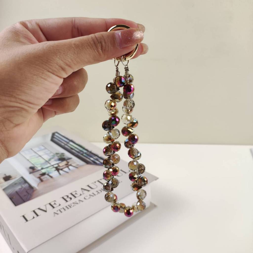 สายห้อยมือถือ แบบคริสตัล Crystal  สายคล้องมือถือ (THพร้อมส่ง ในไทย) - รูปที่ 3