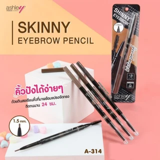 Ashley Skinny Eyebrow ดินสอเขียนคิ้วหัวเล็กเพียง1.5mm A314 มี 3 สี