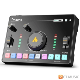 (ส่งด่วนจากไทย) Maono AMC2 NEO / Maono AU-AM200 ประกันศูนย์ไทย 1ปี Maonocaster Podcast Mixer AMC 2 AM 200