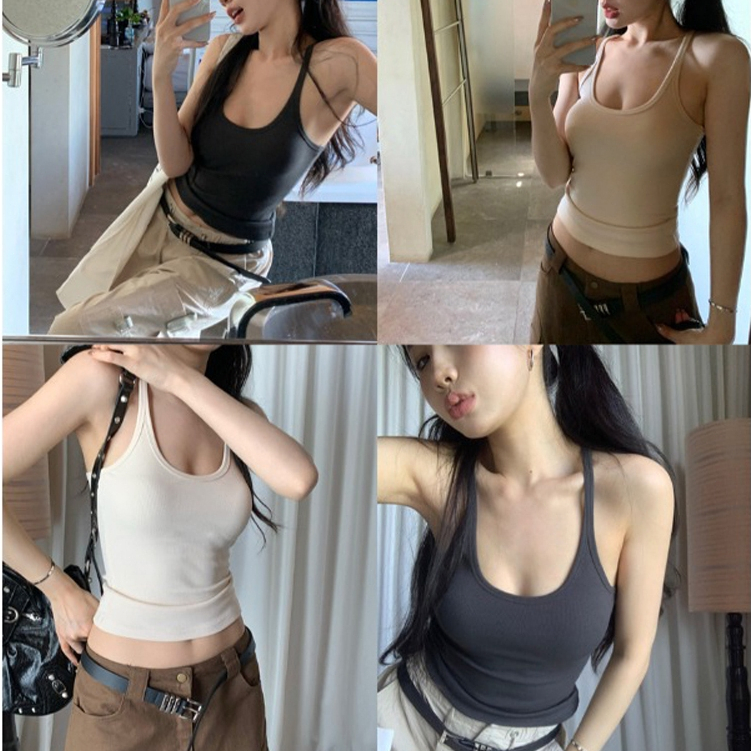 Beryl🌻เสื้อสายเดี่ยวแฟชั่น 💟 สายเอี๊ยมเซ็กซี่